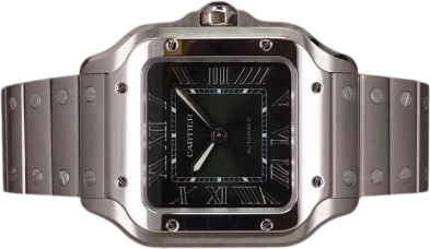 Titel: Santos de Cartier WSSA0061 (Nyhed)
Mærke: Cartier
Model: Santos de Cartier
Ref.: WSSA0061
Årgang: 2025
Tilbehør: Boks og Papirer
Stand: 9.0 (Brugt)
Pris: 57.000 kr.
Diameter: 35mm
Funktioner: Dato
Skivefarve: Grøn
Rem: Metal
Kassemateriale: Stål
Kategori: Dress
Køn: Herre
Match: 100.0%
Billedet ejes af Chrono (1005895) Et Cartier ur