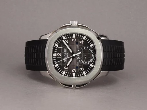 Title: Aquanaut Travel Time 5164 - 2/2019
Brand: Patek Philippe
Model: Aquanaut Travel Time
Ref: 5164A-001
Category: Sport
Diameter: 41mm
Functions: Dato, GMT
Year: 2019
Price: 575000
Condition: 9.0
Dial Color: Sort
Strap: Andet
Case material: Stål
Gender: Herre
Match: 100.0%
Billedet er ejet af Chrono (496925) Et Patek Philippe ur