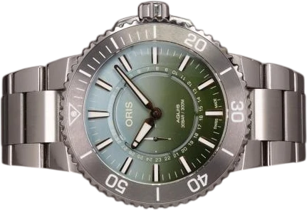 Title: Aquis Diver Dat Watt Limited Edition II
Brand: Oris
Model: Aquis Dat Watt Limited Edition II
Ref: 1 743 7734 4197-SET
Category: Dykker
Diameter: 43mm
Functions: Dato
Year: 2023
Price: 13000
Condition: 8.0
Dial Color: Grøn
Strap: Metal
Case material: Stål
Gender: Herre
Match: 100.0%
Billedet er ejet af Chrono (622493) Et Oris ur