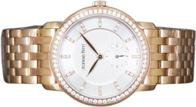 Title: Jules Audemars 33MM - 18K
Brand: Audemars Piguet
Model: Audemars Piguet Jules Audemars 33MM - 18K
Ref: 77251OR.ZZ.1270OR.01
Category: Dress
Diameter: 33mm
Functions: Kronograf
Year: 2018
Price: 180000
Condition: 9.0
Dial Color: Hvid
Strap: Metal
Case material: Guld
Gender: Herre
Match: 100.0%
Billedet er ejet af Chrono (101275) Et Audemars Piguet ur