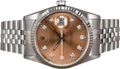 Titel: Datejust 16234 - Diamant skive - 1995 (Nyhed)
Mærke: Rolex
Model: 16234
Ref.: 16234
Årgang: 1995
Tilbehør: Papirer
Stand: 8.0 (Brugt)
Pris: 56.000 kr.
Diameter: 36mm
Funktioner: Dato
Skivefarve: Rød
Rem: Metal
Kassemateriale: Stål
Kategori: Dress
Køn: Herre
Match: 100.0%
Billedet ejes af Chrono (1030594) Et Rolex ur