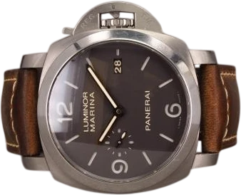 Title: 1950 3 days PAM00351
Brand: Panerai
Model: Luminor Marina 3 Days
Ref: PAM00351
Category: Dykker
Diameter: 44mm
Functions: Dato
Year: 2010
Price: 42500
Condition: 8.0
Dial Color: Brun
Strap: Læder
Case material: Titanium
Gender: Herre
Match: 100.0%
Billedet er ejet af Chrono (515501) Et Panerai ur