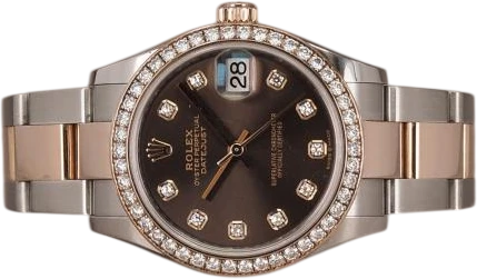 Titel: Datejust 31 G/S 278381RBR
Mærke: Rolex
Model: Datejust 31 Everose
Ref.: 278381RBR
Årgang: 2020
Tilbehør: Boks og Papirer
Stand: 8.0 (Brugt)
Pris: 140.000 kr.
Diameter: 31mm
Funktioner: Dato
Skivefarve: Brun
Rem: Metal
Kassemateriale: Andet
Kategori: Dress
Køn: Unisex
Match: 100.0%
Billedet ejes af Chrono (1174520) Et Rolex ur