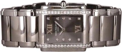 Title: Twenty-4 - 4910/10A-010
Brand: Patek Philippe
Model: Twenty-4
Ref: 4910/10A-010
Category: Dress
Diameter: 25mm
Functions: Dato
Year: 2017
Price: 75000
Condition: 8.0
Dial Color: Grå
Strap: Metal
Case material: Stål
Gender: Dame
Match: 100.0%
Billedet er ejet af Chrono (659778) Et Patek Philippe ur