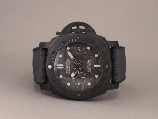 Title: Submersible Militare Carbotech (New)
Brand: Panerai
Model: Luminor Submersible Marina Militare Carbotech
Ref: PAM00979
Category: Dykker
Diameter: 47mm
Functions: Dato, Kronograf
Year: 2021
Price: 87000
Condition: undefined
Dial Color: Sort
Strap: Gummi
Case material: Andet
Gender: Herre
Match: 100.0%
Billedet er ejet af Chrono (401905) Et Panerai ur
