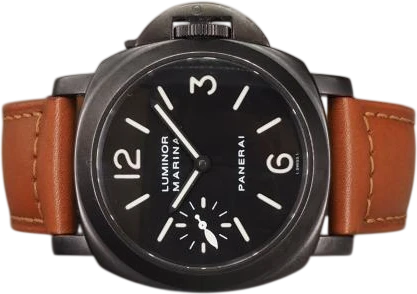 Title: Luminor Marina PAM004B - 12/2000
Brand: Panerai
Model: Luminor Marina
Ref: PAM00040 / PAM004B
Category: Dress
Diameter: 44mm
Functions: Dato
Year: 1999
Price: 58000
Condition: 8.0
Dial Color: Sort
Strap: Læder
Case material: Stål
Gender: Herre
Match: 100.0%
Billedet er ejet af Chrono (436150) Et Panerai ur