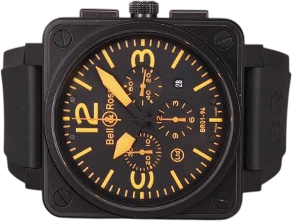 Title: Chronograph Ltd.
Brand: Bell & Ross
Model: Chronograph Limited Edition
Ref: BR 01-94-S0
Category: Racing
Diameter: 46mm
Functions: Dato, Kronograf
Year:
Price: 21000
Condition: 8.0
Dial Color: Sort
Strap: Andet
Case material: Stål
Gender: Herre
Match: 100.0%
Billedet er ejet af Chrono (101016) Et Bell & Ross ur