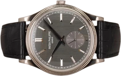Titel: Calatrava WG 6119G-001
Mærke: Patek Philippe
Model: Calatrava WG
Ref.: 6119G-001
Årgang: 2023
Tilbehør: Boks og Papirer
Stand: 8.0 (Brugt)
Pris: 190.000 kr.
Diameter: 39mm
Funktioner:
Skivefarve: Sølv
Rem: Læder
Kassemateriale: Guld
Kategori: Dress
Køn: Herre
Match: 100.0%
Billedet ejes af Chrono (1121395) Et Patek Philippe ur