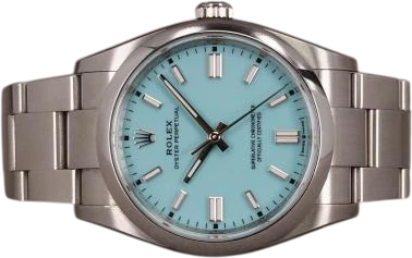 Title: Oyster Perpetual 36 126000 - 12/2023 (New)
Brand: Rolex
Model: Oyster Perpetual 36 "Tiffany"
Ref: 126000
Category: Dress
Diameter: 36mm
Functions: Dato
Year: 2023
Price: 80000
Condition: 8.0
Dial Color: Blå
Strap: Metal
Case material: Stål
Gender: Herre
Match: 100.0%
Billedet er ejet af Chrono (927914) Et Rolex ur