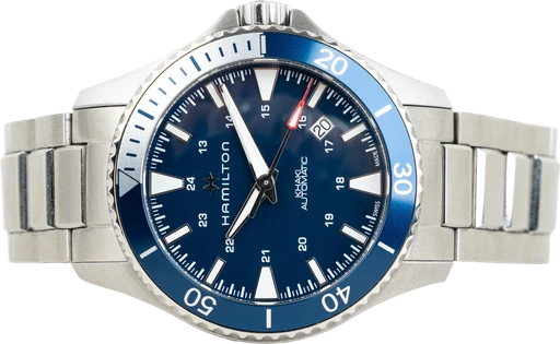 Titel: Khaki Navy Scuba
Mærke: Hamilton
Model: Khaki Navy Scuba
Ref.: H823450
Kategori: Dykker
Diameter: 40mm
Funktioner: Dato
Årgang:
Pris: 3999
Stand: 7.0 (Brugt)
Skivefarve: Blå
Rem: Metal
Kassemateriale: Stål
Køn: Herre
Match: 100.0%
Billedet ejes af Chrono Collective (927829) Et Hamilton ur