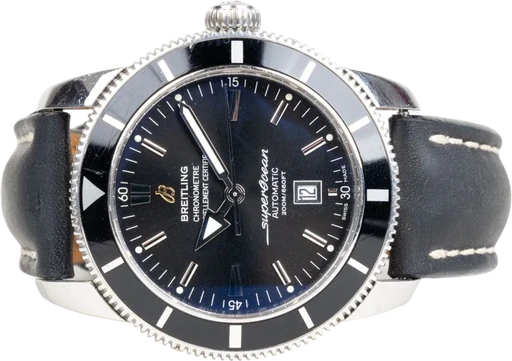 Title: Superocean Heritage 46
Brand: Breitling
Model: Superocean Heritage 46
Ref: A17320
Category: Dykker
Diameter: 46mm
Functions: Dato
Year:
Price: 14100
Condition: 7.0
Dial Color: Sort
Strap: Læder
Case material: Stål
Gender: Herre
Match: 100.0%
Billedet er ejet af Chrono Collective (565906) Et Breitling ur