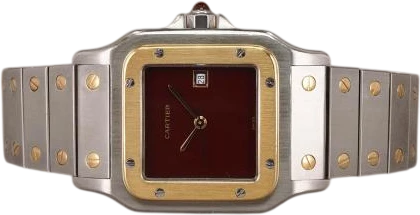 Title: Santos Carree Automatic 2961 - 8/1983
Brand: Cartier
Model: Carree Automatic
Ref: 2961
Category: Dress
Diameter: 29mm
Functions: Dato
Year: 1983
Price: 60000
Condition: 9.0
Dial Color: Rød
Strap: Metal
Case material: Stål
Gender: Unisex
Match: 100.0%
Billedet er ejet af Chrono (374600) Et Cartier ur