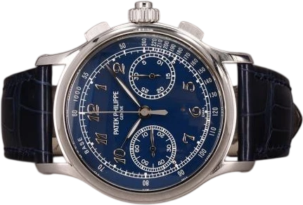Title: Chronograph 5370P-011
Brand: Patek Philippe
Model: Grand Complications Chronograph Platin
Ref: 5370P-011
Category: Racing
Diameter: 41mm
Functions: Kronograf
Year: 2022
Price: 1100000
Condition: 10.0
Dial Color: Blå
Strap: Læder
Case material: Andet
Gender: Herre
Match: 100.0%
Billedet er ejet af Chrono (536853) Et Patek Philippe ur