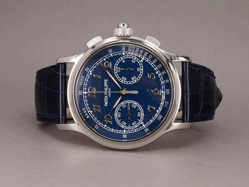 Title: Chronograph 5370P-011 (New)
Brand: Patek Philippe
Model: Complications Chronograph Platin
Ref: 5370P-011
Category: Racing
Diameter: 41mm
Functions: Kronograf
Year: 2022
Price: 1100000
Condition: 10.0
Dial Color: Blå
Strap: Læder
Case material: Andet
Gender: Herre
Match: 100.0%
Billedet er ejet af Chrono (536853) Et Patek Philippe ur