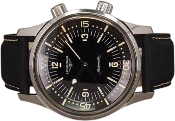 Title: Legend Diver No Date - L3.674.4.56.3
Brand: Longines
Model: Legend Diver
Ref: L3.674.4.56.3
Category: Dykker
Diameter: 42mm
Functions: Dato
Year: 2020
Price: 18000
Condition: 8.0
Dial Color: Sort
Strap: Andet
Case material: Stål
Gender: Herre
Match: 100.0%
Billedet er ejet af Chrono (149680) Et Longines ur