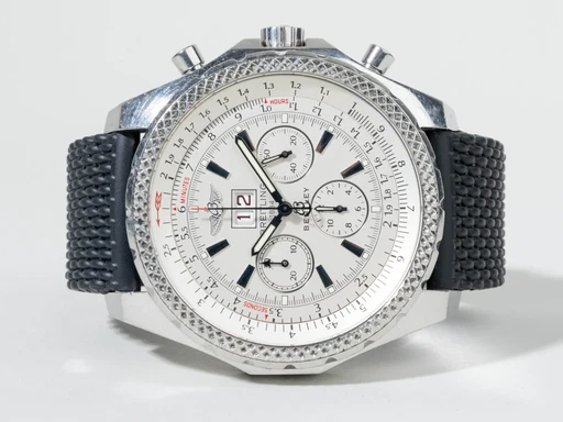 Title: Bentley 6.75
Brand: Breitling
Model: Bentley 6.75
Ref: A44362
Category: Racing
Diameter: 48mm
Functions: Dato, Kronograf
Year:
Price: 28499
Condition: 7.0
Dial Color: Hvid
Strap: Andet
Case material: Stål
Gender: Herre
Match: 100.0%
Billedet er ejet af Chrono Collective (512927) Et Breitling ur