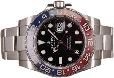 Titel: GMT-Master II 126710BLRO - 11/2021 (Pepsi) (Nyhed)
Mærke: Rolex
Model: GMT-Master II
Ref.: 126710BLRO
Kategori: Sport
Diameter: 40mm
Funktioner: GMT, Dato
Årgang: 2021
Pris: 150000
Stand: 8.0 (Brugt)
Skivefarve: Sort
Rem: Metal
Kassemateriale: Stål
Køn: Herre
Match: 100.0%
Billedet ejes af Chrono (948998) Et Rolex ur