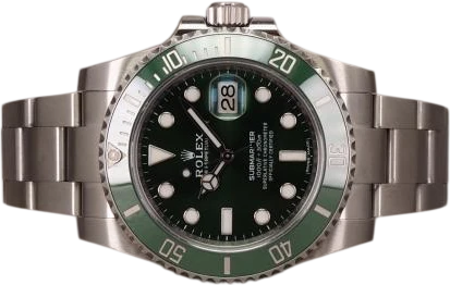 Title: Submariner “Hulk” 116610LV - 9/2017
Brand: Rolex
Model: Submariner "Hulk"
Ref: 116610LV
Category: Dykker
Diameter: 40mm
Functions: Dato
Year: 2017
Price: 130000
Condition: 8.0
Dial Color: Grøn
Strap: Metal
Case material: Stål
Gender: Herre
Match: 100.0%
Billedet er ejet af Chrono (888589) Et Rolex ur