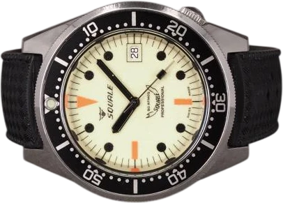 Title: Atmos 1521 Full Lume
Brand: Squale
Model: 1521
Ref: 1521-026
Category: Dykker
Diameter: 42mm
Functions: Dato
Year: 2020
Price: 7000
Condition: 8.0
Dial Color: Gul
Strap: Andet
Case material: Stål
Gender: Herre
Match: 100.0%
Billedet er ejet af Chrono (101207) Et Squale ur