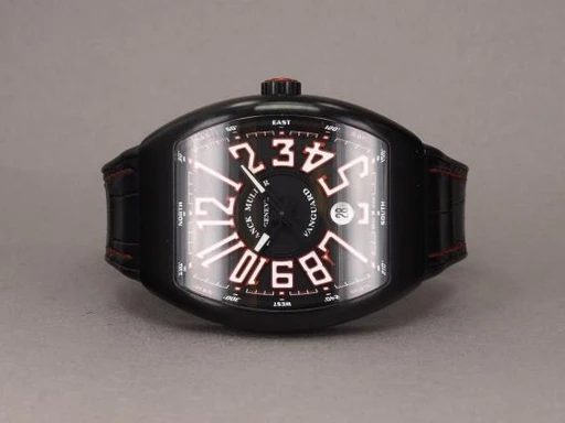 Title: Vanguard Titan
Brand: Franck Muller
Model: Vanguard Titan
Ref: V 41 SC DT TTNR BR ERG
Category: Sport
Diameter: 41mm
Functions: Dato
Year: 2022
Price: 42000
Condition: undefined
Dial Color: Sort
Strap: Gummi
Case material: Titanium
Gender: Herre
Match: 100.0%
Billedet er ejet af Chrono (306097) Et Franck Muller ur