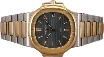 Title: Nautilus 3800 "Beyer"
Brand: Patek Philippe
Model: Nautilus
Ref: 3800/001
Category: Dress
Diameter: 37mm
Functions: Dato
Year: 1984
Price: 425000
Condition: 8.0
Dial Color: Blå
Strap: Metal
Case material: Guld
Gender: Herre
Match: 100.0%
Billedet er ejet af Chrono (365279) Et Patek Philippe ur