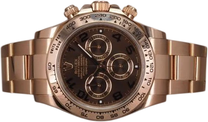Title: Daytona 18K 116505 - 11/2017
Brand: Rolex
Model: Daytona 18K Everose
Ref: 116505
Category: Racing
Diameter: 40mm
Functions: Kronograf
Year: 2017
Price: 295000
Condition: 8.0
Dial Color: Brun
Strap: Metal
Case material: Guld
Gender: Herre
Match: 100.0%
Billedet er ejet af Chrono (862847) Et Rolex ur
