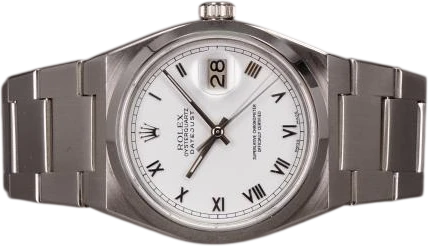 Title: Datejust Oysterquartz 17000
Brand: Rolex
Model: Datejust Oysterquartz
Ref: 17000
Category: Dress
Diameter: 36mm
Functions: Dato
Year: 1978
Price: 40000
Condition: 8.0
Dial Color: Hvid
Strap: Metal
Case material: Stål
Gender: Herre
Match: 100.0%
Billedet er ejet af Chrono (508443) Et Rolex ur