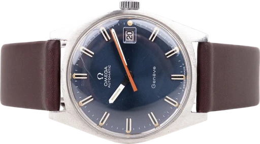 Titel: Geneva
Mærke: Omega
Model: Geneva
Ref.: 166041
Årgang:
Tilbehør:
Stand: 7.0 (Brugt)
Pris: 5.999 kr.
Diameter: 35mm
Funktioner: Dato
Skivefarve: Blå
Rem: Læder
Kassemateriale: Stål
Kategori: Dress
Køn: Herre
Match: 100.0%
Billedet ejes af Chrono Collective (978257) Et Omega ur