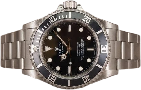 Titel: Submariner 14060M - 4 Liners
Mærke: Rolex
Model: Submariner 4-Liner
Ref.: 14060M
Årgang: 2013
Tilbehør: Boks og Papirer
Stand: 8.0 (Brugt)
Pris: 70.000 kr.
Diameter: 40mm
Funktioner:
Skivefarve: Sort
Rem: Metal
Kassemateriale: Stål
Kategori: Dykker
Køn: Herre
Match: 100.0%
Billedet ejes af Chrono (1178354) Et Rolex ur