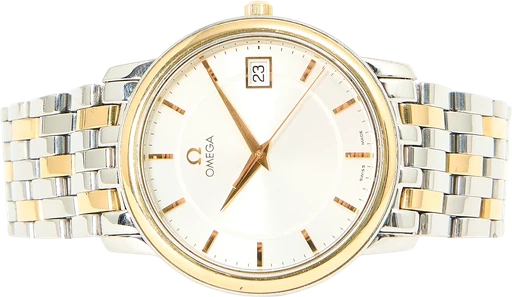 Titel: De Ville Prestige (Nyhed)
Mærke: Omega
Model: De Ville Prestige
Ref.: 4310.31.00
Årgang:
Tilbehør:
Pris: 7.999 kr.
Diameter: 34mm
Funktioner: Dato
Skivefarve: Hvid
Rem: Metal
Kassemateriale: Guld
Kategori: Dress
Køn: Unisex
Match: 100.0%
Billedet ejes af Chrono Collective (1161272) Et Omega ur