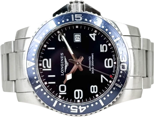 Title: HydroConquest
Brand: Longines
Model: HydroConquest
Ref: L3.695.4
Category: Dykker
Diameter: 41mm
Functions: Dato
Year:
Price: 4999
Condition: 7.0
Dial Color: Sort
Strap: Metal
Case material: Stål
Gender: Herre
Match: 100.0%
Billedet er ejet af Chrono Collective (174213) Et Longines ur