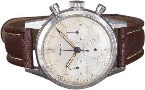 Title: Chronograph Vintage VD 712
Brand: Minerva
Model: Minerva VD 712 Chronograph
Ref: VD712
Category: Racing
Diameter: 36mm
Functions: Kronograf
Year:
Price: 24000
Condition: 8.0
Dial Color: Hvid
Strap: Læder
Case material: Stål
Gender: Herre
Match: 100.0%
Billedet er ejet af Chrono (101338) Et Minerva ur