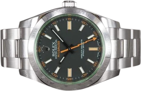 Title: Milgauss 116400GV
Brand: Rolex
Model: Milgauss
Ref: 116400GV
Category: Sport
Diameter: 40mm
Functions:
Year: 2009
Price: 95000
Condition: 8.0
Dial Color: Sort
Strap: Metal
Case material: Stål
Gender: Herre
Match: 100.0%
Billedet er ejet af Chrono (101383) Et Rolex ur
