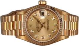 Title: Lady Datejust 18K 69178 (New)
Brand: Rolex
Model: Lady Datejust 18K
Ref: 69178
Category: Dress
Diameter: 26mm
Functions: Dato
Year: 1995
Price: 90000
Condition: 8.0
Dial Color: Gul
Strap: Metal
Case material: Guld
Gender: Dame
Match: 100.0%
Billedet er ejet af Chrono (902734) Et Rolex ur