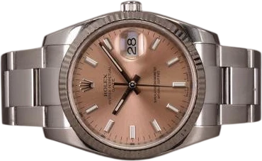 Titel: Oyster Perpetual Date 115234 - 5/2014 (Nyhed)
Mærke: Rolex
Model: Oyster Perpetual Date
Ref.: 115234
Kategori: Dress
Diameter: 34mm
Funktioner: Dato
Årgang: 2014
Pris: 50000
Stand: 8.0 (Brugt)
Skivefarve: Rød
Rem: Metal
Kassemateriale: Stål
Køn: Herre
Match: 100.0%
Billedet ejes af Chrono (953307) Et Rolex ur
