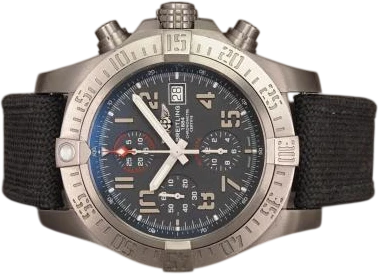 Title: Avenger Bandit
Brand: Breitling
Model: Avenger Bandit
Ref: E13383101M1W1
Category: Sport
Diameter: 45mm
Functions: Dato, Kronograf
Year: 2020
Price: 32000
Condition: 8.0
Dial Color: Grå
Strap: Stof
Case material: Titanium
Gender: Herre
Match: 100.0%
Billedet er ejet af Chrono (141071) Et Breitling ur