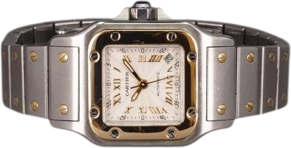 Title: Santos Galbee Automatic G/S - 1/2000
Brand: Cartier
Model: Santos Galbee G/S
Ref: 2423
Category: Dress
Diameter: 24mm
Functions: Dato
Year: 2000
Price: 31000
Condition: 8.0
Dial Color: Hvid
Strap: Metal
Case material: Stål
Gender: Dame
Match: 100.0%
Billedet er ejet af Chrono (101216) Et Cartier ur