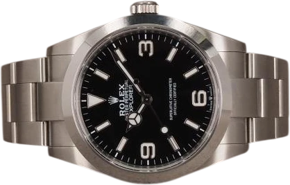 Titel: Explorer 224270 (Nyhed)
Mærke: Rolex
Model: Explorer 40
Ref.: 224270
Årgang:
Tilbehør:
Stand: 9.0 (Brugt)
Pris: 55.000 kr.
Diameter: 40mm
Funktioner:
Skivefarve: Sort
Rem: Metal
Kassemateriale: Stål
Kategori: Sport
Køn: Herre
Match: 100.0%
Billedet ejes af Chrono (1205478) Et Rolex ur