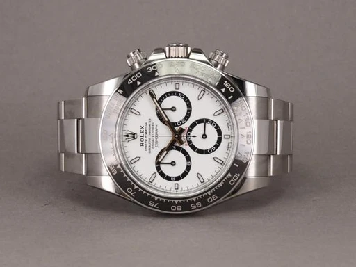 Title: Daytona - on hold (Panda)
Brand: Rolex
Model: Daytona
Ref: 126500LN
Category: Racing
Diameter: 40mm
Functions: Kronograf, Dato
Year: 2024
Price: 215000
Condition: undefined
Dial Color: Hvid
Strap: Metal
Case material: Stål
Gender: Herre
Match: 100.0%
Billedet er ejet af Chrono (317671) Et Rolex ur