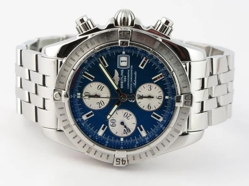 Title: Chronomat EVO A13356
Brand: Breitling
Model: Chronomat EVO
Ref: A13356
Category: Sport
Diameter: 44mm
Functions: Kronograf, Dato
Year: 2008
Price: 21990
Condition: undefined
Dial Color: Blå
Strap: Metal
Case material: Stål
Gender: Herre
Match: 100.0%
Billedet er ejet af Dreamwatch (282457) Et Breitling ur