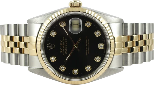 Titel: Datejust 36 G/S (Nyhed)
Mærke: Rolex
Model: Datejust
Ref.: 16233
Årgang: 1993
Tilbehør: Boks og Papirer
Stand: 9.0 (Brugt)
Pris: 56.990 kr.
Diameter: 36mm
Funktioner: Dato
Skivefarve: Sort
Rem: Metal
Kassemateriale: Andet
Kategori: Dress
Køn: Herre
Match: 100.0%
Billedet ejes af Dreamwatch (1044873) Et Rolex ur