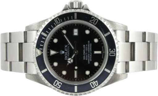 Title: Sea Dweller 16600
Brand: Rolex
Model: SeaDweller
Ref: 16600
Category: Dykker
Diameter: 40mm
Functions: Dato
Year: 1999
Price: 61990
Condition: 8.0
Dial Color: Sort
Strap: Metal
Case material: Stål
Gender: Herre
Match: 100.0%
Billedet er ejet af Dreamwatch (280461) Et Rolex ur