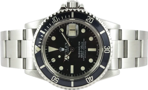 Title: Submariner 1680 (New)
Brand: Rolex
Model: Submariner
Ref: 1680
Category: Dykker
Diameter: nullmm
Functions: Dato
Year: 1978
Price: 79990
Condition: 8.0
Dial Color: Sort
Strap: Metal
Case material: Stål
Gender: Herre
Match: 100.0%
Billedet er ejet af Dreamwatch (895435) Et Rolex ur