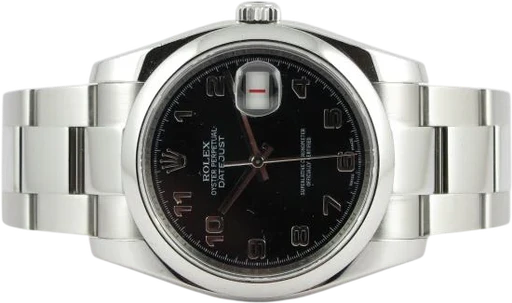 Title: Datejust 36
Brand: Rolex
Model: Datejust 36
Ref: 116200
Category: Dress
Diameter: 36mm
Functions: Dato
Year: 2007
Price: 45990
Condition:
Dial Color: Sort
Strap: Metal
Case material: Stål
Gender: Herre
Match: 100.0%
Billedet er ejet af Dreamwatch (282444) Et Rolex ur