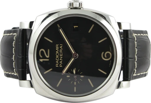 Title: Radiomir PAM00514 (New)
Brand: Panerai
Model: Radiomir
Ref: PAM00514
Category: Dress
Diameter: 47mm
Functions: Dato
Year: 2014
Price: 30990
Condition: 9.0
Dial Color: Sort
Strap: Læder
Case material: Stål
Gender: Herre
Match: 100.0%
Billedet er ejet af Dreamwatch (749563) Et Panerai ur
