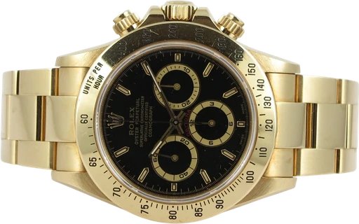 Titel: Daytona 18K (Nyhed)
Mærke: Rolex
Model: Daytona
Ref.: 16528
Årgang: 1996
Tilbehør: Boks og Papirer
Stand: 9.0 (Brugt)
Pris: 239.990 kr.
Diameter:
Funktioner: Kronograf
Skivefarve: Sort
Rem: Metal
Kassemateriale: Guld
Kategori: Racing
Køn: Unisex
Match: 100.0%
Billedet ejes af Dreamwatch (1114190) Et Rolex ur