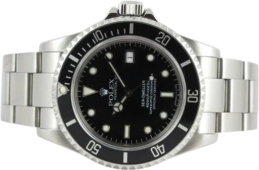 Title: Sea Dweller 16600
Brand: Rolex
Model: SeaDweller
Ref: 16600
Category: Dykker
Diameter: 40mm
Functions: Dato
Year: 1999
Price: 61990
Condition: 8.0
Dial Color: Sort
Strap: Metal
Case material: Stål
Gender: Herre
Match: 100.0%
Billedet er ejet af Dreamwatch (280450) Et Rolex ur