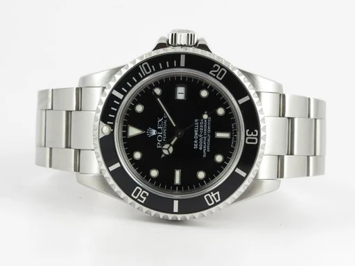 Title: Sea Dweller 16600
Brand: Rolex
Model: SeaDweller
Ref: 16600
Category: Dykker
Diameter: 40mm
Functions: Dato
Year: 1999
Price: 61990
Condition: undefined
Dial Color: Sort
Strap: Metal
Case material: Stål
Gender: Herre
Match: 100.0%
Billedet er ejet af Dreamwatch (280450) Et Rolex ur