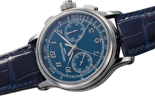 Title: Grand Complications Split-seconds Chronograph Ref. 5370p
Brand: Patek Philippe
Model: Grand Complications Split-seconds Chronograph
Ref: 5370p
Category: Racing
Diameter: nullmm
Functions: Kronograf
Year:
Price:
Condition: 10.0
Dial Color: Blå
Strap: Læder
Case material: Andet
Gender: Herre
Match: 100.0%
Billedet er ejet af ETP Watches (155465) Et Patek Philippe ur