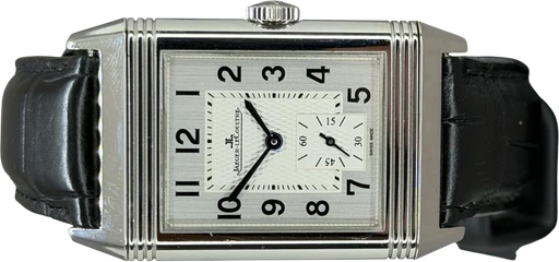 Title: Reverso Grande Taille (New)
Brand: Jaeger-LeCoultre
Model: Reverso Grande Taille
Ref: 214.8.62
Category: Dress
Diameter: 28mm
Functions:
Year: 2018
Price: 48000
Condition:
Dial Color: Hvid
Strap: Læder
Case material: Stål
Gender: Dame
Match: 100.0%
Billedet er ejet af Franz Jaeger & Me (819535) Et Jaeger-LeCoultre ur